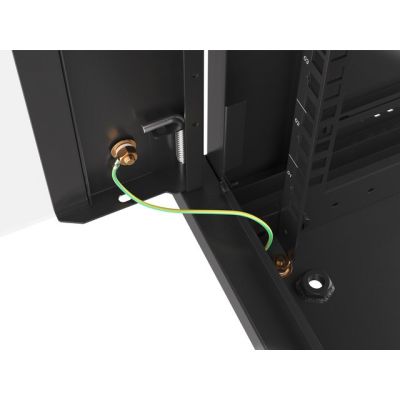 8. Lanberg WF01-6422-10B Rack-Schrank (22 HE; 1082 mm / 600 mm / 450 mm; Wandmontage; aufklappbar; 19 Zoll; schwarz)