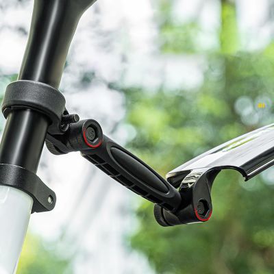 4. Rockbros FK-810 Faltbarer Teleskop-Fahrradschutzblechsatz – Schwarz