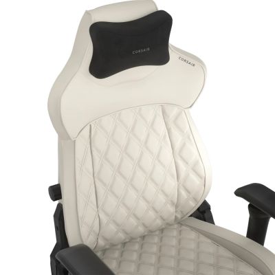 3. Corsair TC500 LUXE Gaming-Stuhl, gepolsterter Sitz, Beige