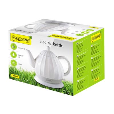 4. Elektrischer Keramik-Wasserkocher 1,2 l 1200 W MR-070 MAESTRO