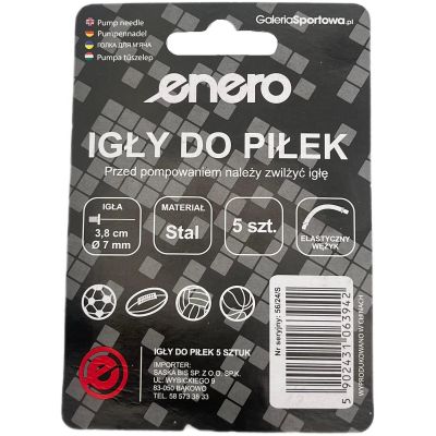 14. 5-teiliges Nadelset mit Schlauch für Enero Ballpumpe