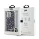 7. Karl Lagerfeld Zebra mit Kordelhülle für iPhone 15 Pro Max – Lila
