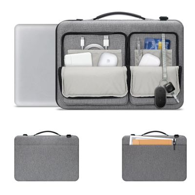 3. 15-16 Tech-Protect Defender Bag Laptoptasche – Grau