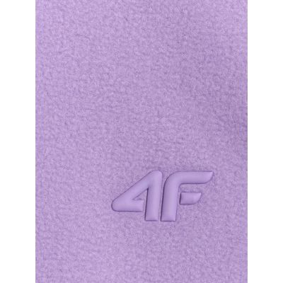 7. Mädchen-Slim-Fleecejacke mit Stehkragen 4F 4FJRAW25TFLEF434-51S