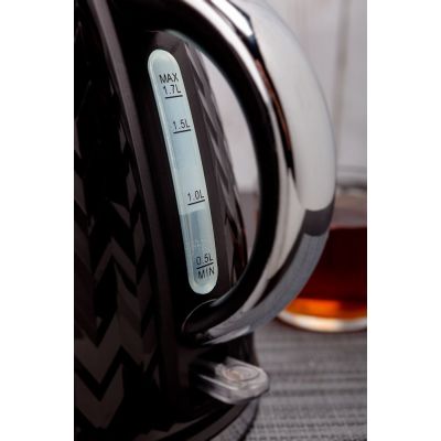 9. ELDOM NELA Wasserkocher, Fassungsvermögen 1,7 l, Leistung 2000 W, Schwarz C26