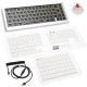 Ducky Outlaw 65 Tastatur Universal USB Silber