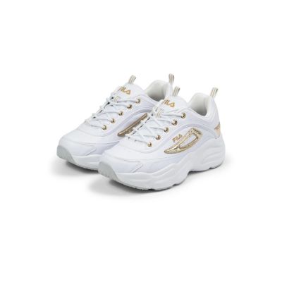 Fila Skye ZP Damen Sportschuhe Sneakers modisch weiß mit gold