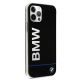 4. BMW Hardcase Schutzhülle mit aufgedrucktem Logo für iPhone 12 / 12 Pro – Schwarz