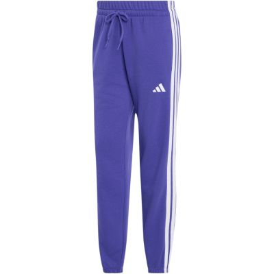 adidas Essentials Damenhose mit 3 Streifen, French Terry, Bündchen, Lila KF8340