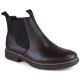 6. Rieker M RKR634 bequeme isolierte Lederstiefelette, schwarz