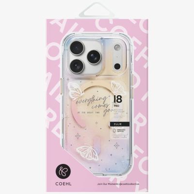 5. Uniq Coehl Ellie Magnetische Ladehülle für iPhone 18 Pro / 17 Pro – Mehrfarbig