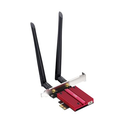 5. CUDY WE3000S AX5400 Wi-Fi 6 + BT 5.2 Netzwerkkarte, Intel AX210 PCIe Kühlkörper