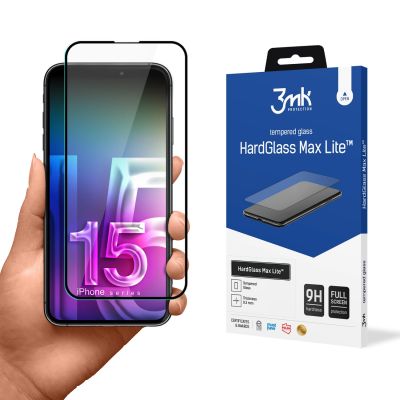 8. Apple iPhone 15 – 3mk HardGlass Max Lite™