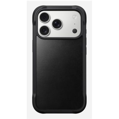 7. Nomad Robuste Lederhülle für 16 cm (6,3") Mobiltelefone, Schwarz