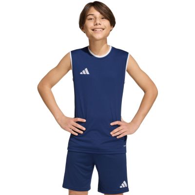 5. adidas Entrada 26 Sleeveless Jersey Kindertrikot marineblau KB3936