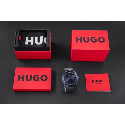 6. HUGO Bright Herrenuhr 1530352 + Box