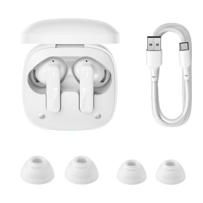 7. Baseus Bowie E19 TWS In-Ear-Funkkopfhörer – Weiß