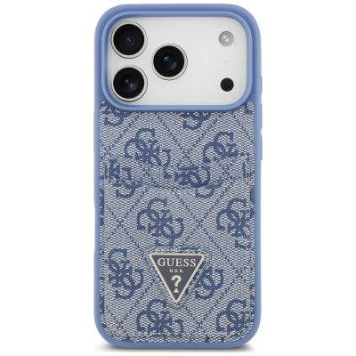 3. Guess 4G Nauble Card Triangle Hülle für iPhone 18 Pro / 17 Pro – blau