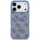 3. Guess 4G Nauble Card Triangle Hülle für iPhone 18 Pro / 17 Pro – blau