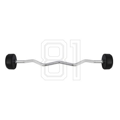 30. Gummierte Langhantel-/Curlstange HMS GSL-50 50 kg
