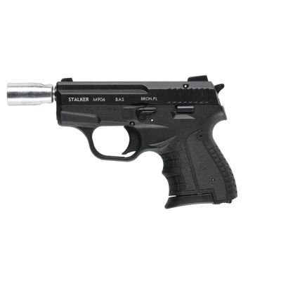 4. STALKER M906 BAS Alarm- und Signalpistole, Kal. .22 Long Platzpatrone (6 mm), Schwarz