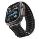 12. Spigen WBF0 Armband für Apple Watch 44 / 45 / 46 / 49 mm - Schwarz
