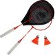 6. Badminton-Set in Rot-Orange, Enero 105 Koffer