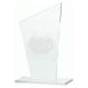 9. gravierte Glastrophäe