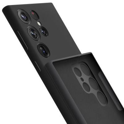 13. 3mk Silikonhülle für Samsung Galaxy S24 Ultra – Schwarz