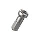 Brustwarze NA-PB14 PILLAR 16 mm silber 36 Stück pro Packung