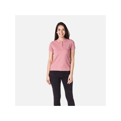 ROSSIGNOL W Logo Poloshirt Pink