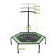 6. VIRTUFIT FITNESS PRO TRAMPOLIN MIT GRIFF - SCHWARZ - 127 CM
