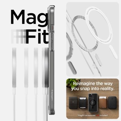 11. Spigen Ultra Hybrid Mag-Hülle mit MagSafe für iPhone 15 Plus – Schwarz