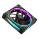 3. DeepCool FL12-3 in 1 Computergehäuselüfter 12 cm Schwarz 3 Stück.