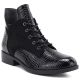 Damen-Ankle-Boots aus Lackleder, schwarz, Vinceza HX27-16524