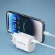 15. Wozinsky WGWCW USB-A USB-C 20W Wandladegerät - Weiß
