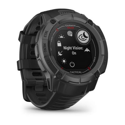 3. Garmin Instinct 2X Solar Tactical Edition Schwarze Uhr