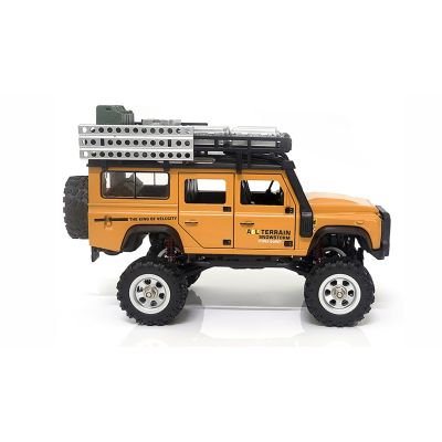 2. Amewi RC-Auto D90X28 Crawler 4WD mit Li-Po-Akku (300 mAh), gelb, ab 8 Jahren