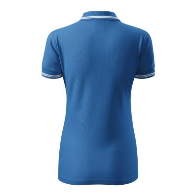 2. Adler Urban W MLI-22014 azurblaues Poloshirt