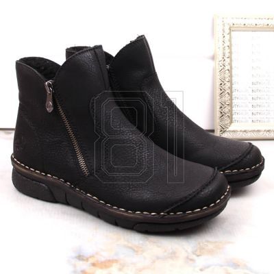 5. Bequeme isolierte Stiefeletten Rieker W RKR612 schwarz