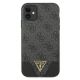 5. Guess 4G Triangle Collection Hülle für iPhone 11 6.1" / Xr - Grau