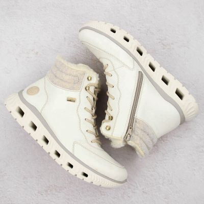 29. Rieker W RKR720 isolierte Sportstiefel, weiß