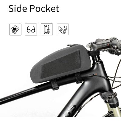 2. Rockbros Rahmentasche, klein, 1 l, schwarz