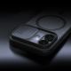 8. Nillkin CamShield Pro MagSafe-kompatible Hülle für iPhone 17 – Transparent Schwarz