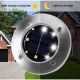 10. Solarlampe mit 8 SMD-LEDs zur Erdung, 4er-Set