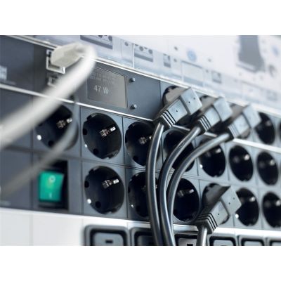 3. MicroConnect 8-Port 19" 1HE Steckdosenleiste