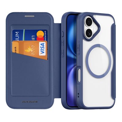 2. Dux Ducis Skin X Pro iPhone 17 Air Hülle mit MagSafe und Wallet - Blau
