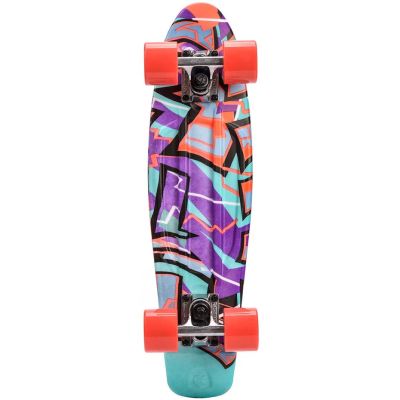 11. Meteor Multicolor Graffiti 22604 Skateboard