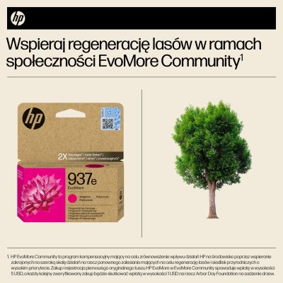5. HP Original Magenta Tinte 937e EvoMore