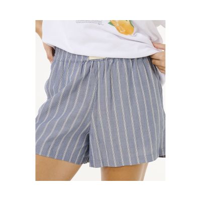 5. RIP CURL Damen Beach Days Nadelstreifen-Shorts Blau